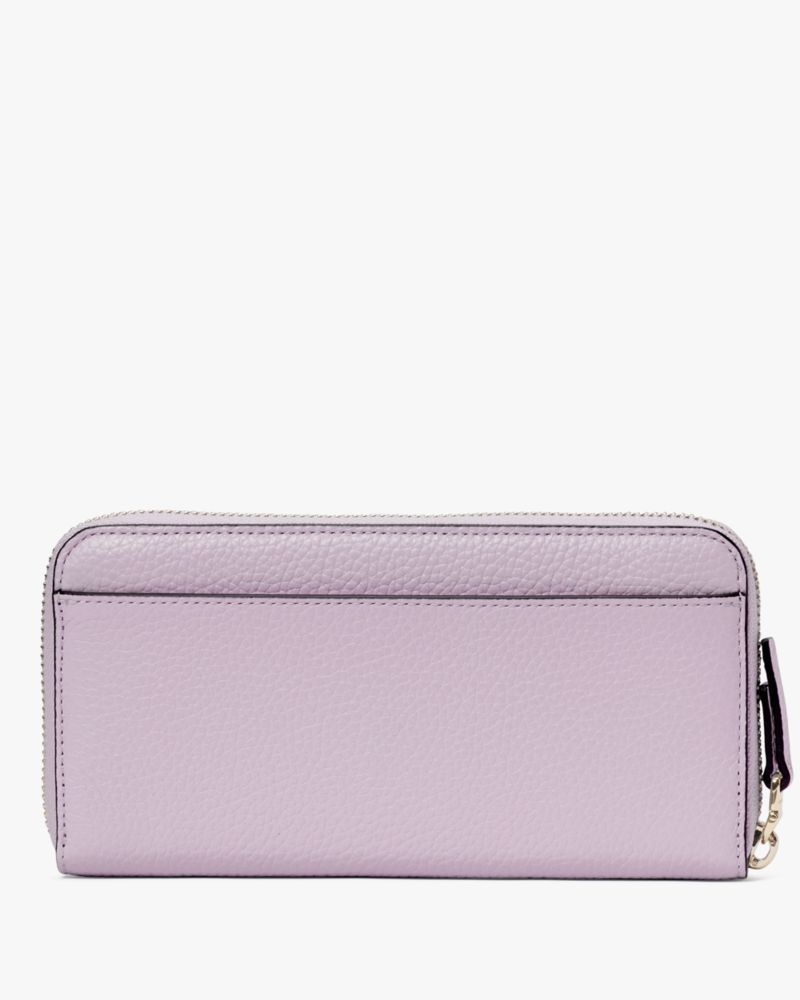 Kate Spade,Veronica Zip-Around Continental Wallet,Violet Mist