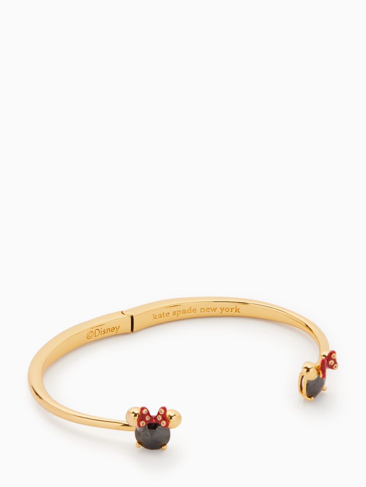 Kate Spade,disney x kate spade new york minnie mouse cuff bracelet,Jet Multi/Gold