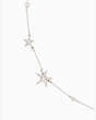 Kate Spade,starring star scatter necklace,50%,Clear/Silver