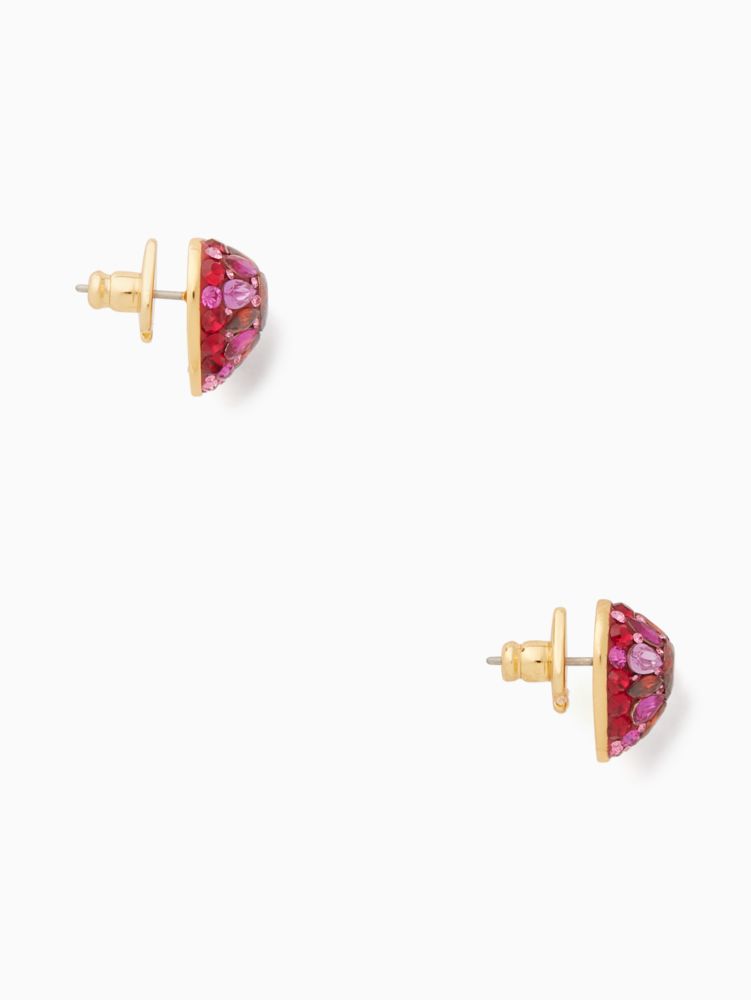 Kate Spade,Something Sparkly Heart Clay Pave Studs,