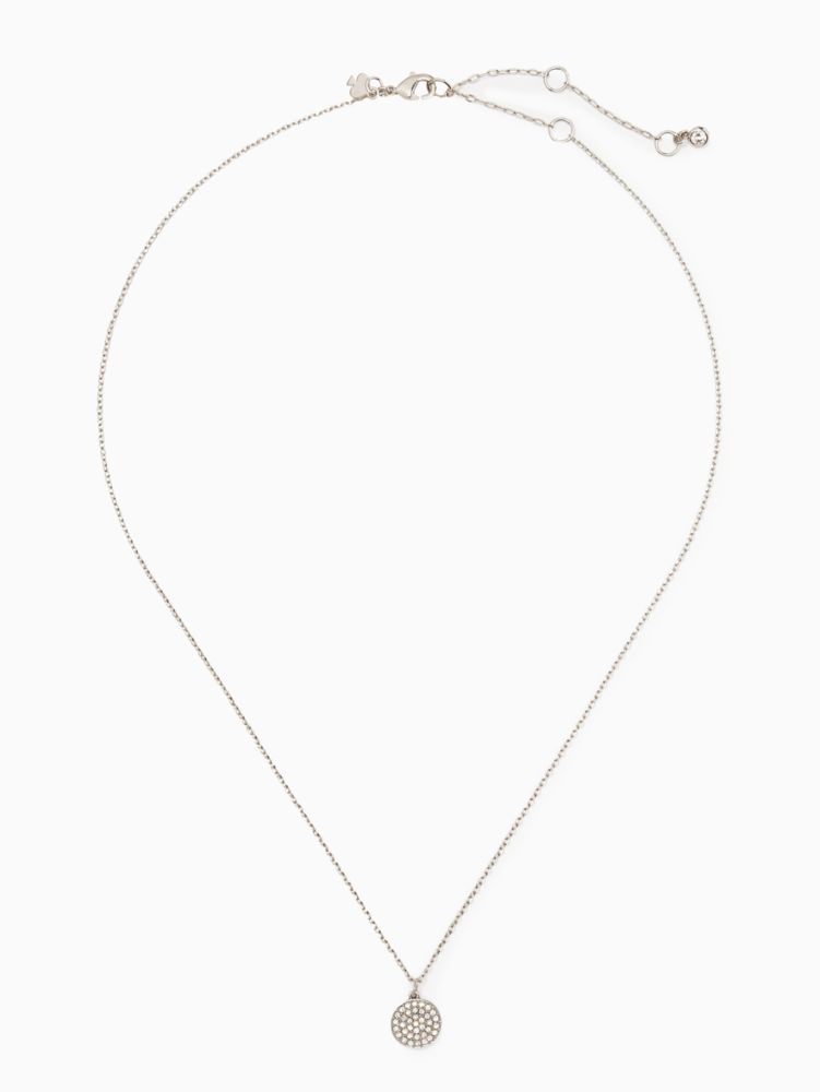 Kate Spade,Shine On Pave Pendant Necklace,