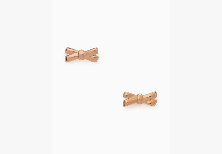 Kate Spade,double bow studs,40%,Rose Gold image number 0