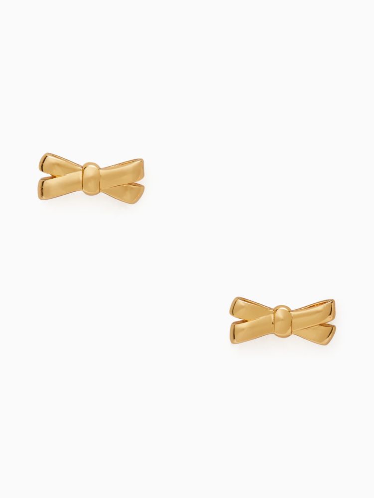 Kate Spade,double bow studs,40%,Gold