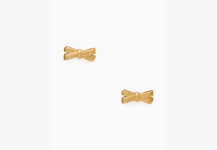 Kate Spade,double bow studs,40%,Gold