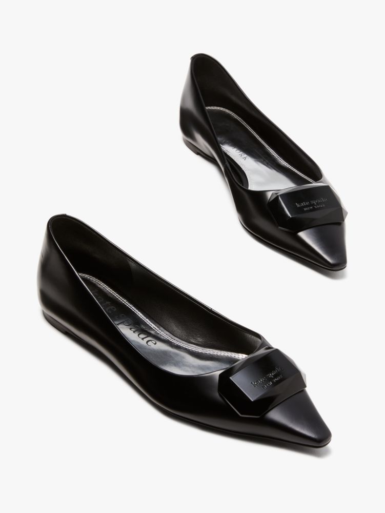 Kate spade cheap black flats