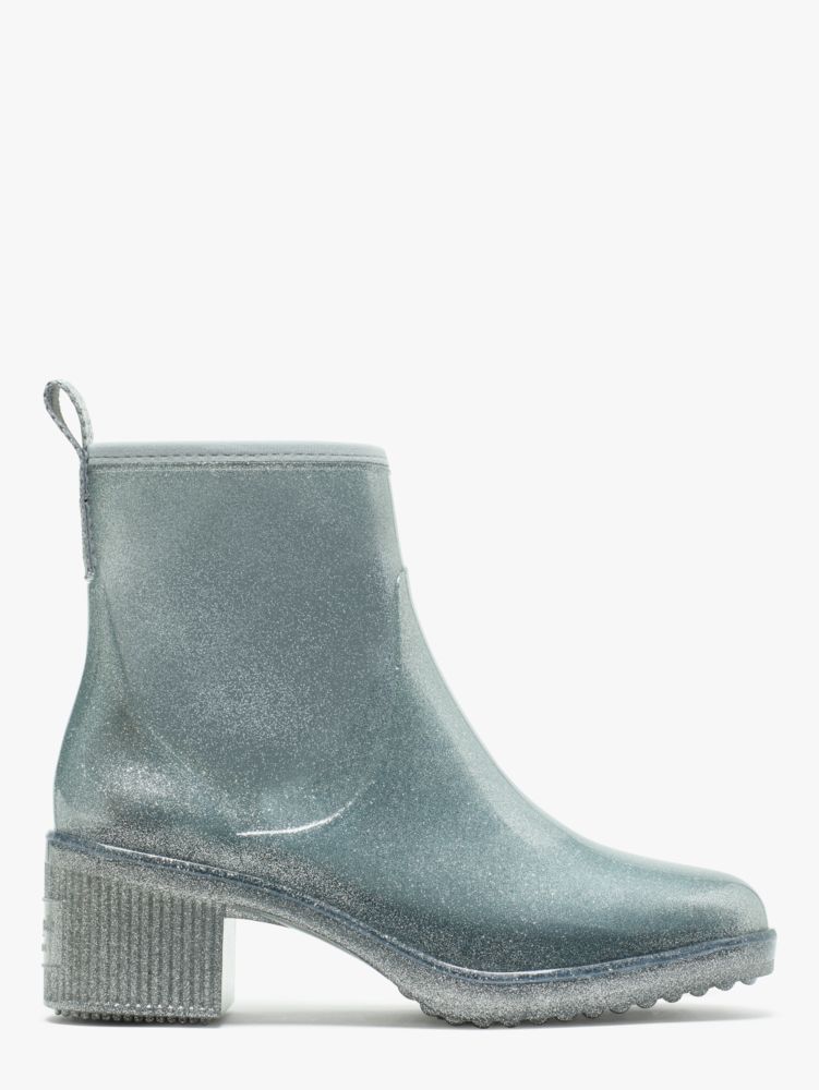 Glitter ankle hot sale rain boots