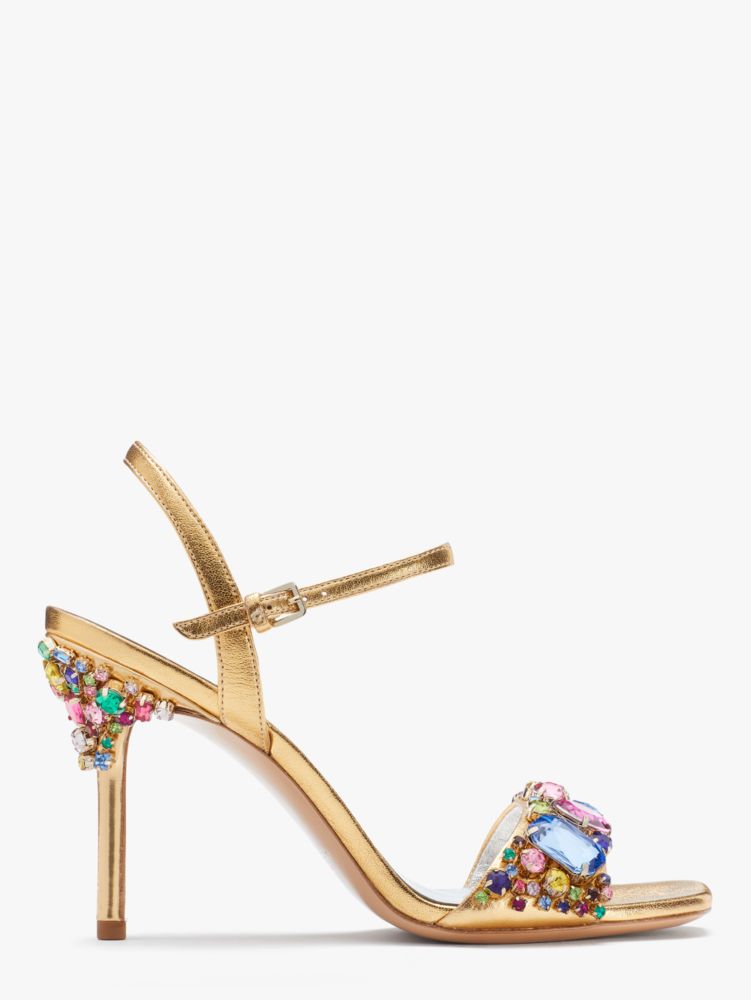 Kate Spade,Treasure Sandals,Glitter,Evening,Gold