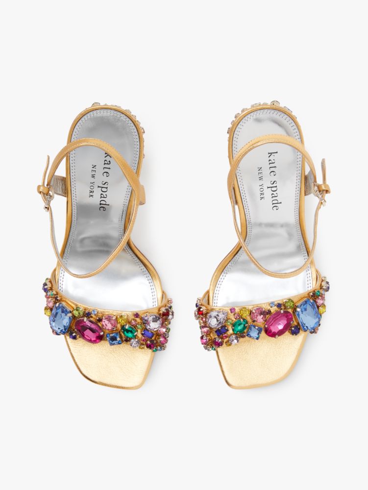 Kate Spade,Treasure Sandals,Glitter,Evening,Gold