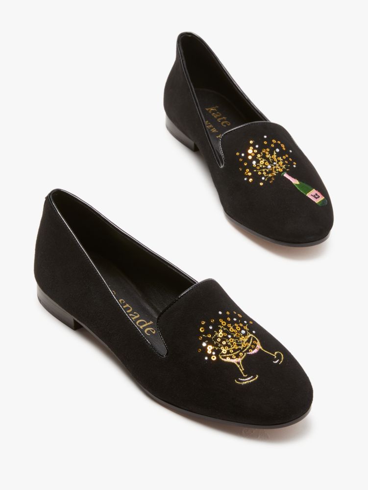 Kate Spade,Lounge Fizzy Loafers,Casual,Black