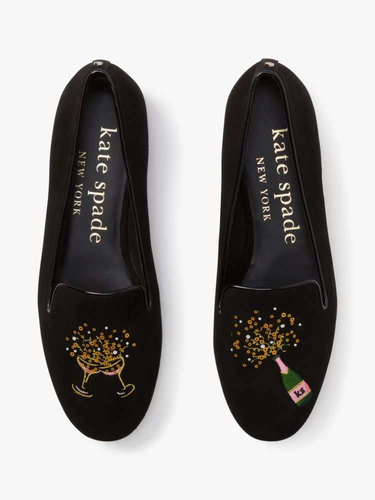 Kate Spade,Lounge Fizzy Loafers,Casual,Black