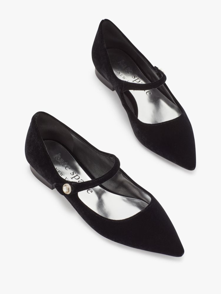 Kate Spade,Maya Flats,Casual,Black