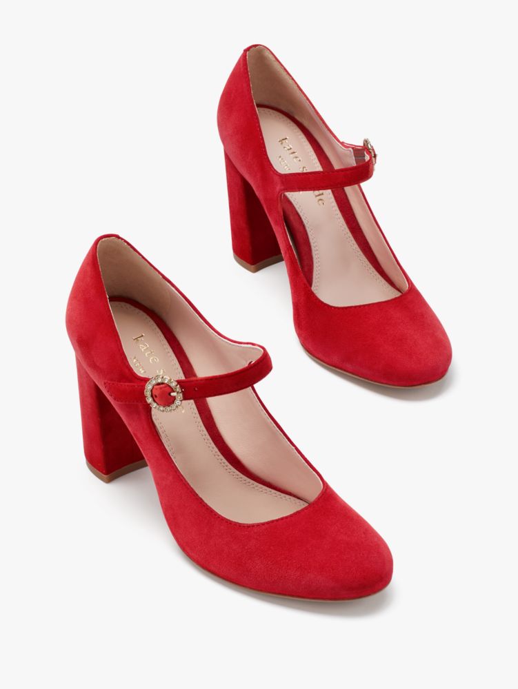 Kate Spade,Marlene Pumps,Work,Engine Red