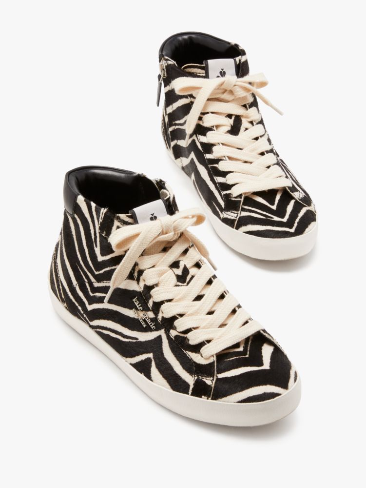 Kate Spade,Ace High Top Sneakers,Casual,Zebra Blk / Cream