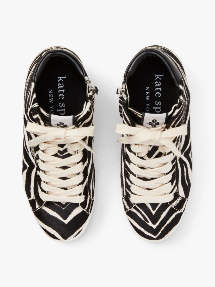 Kate Spade,Ace High Top Sneakers,Casual,Zebra Blk / Cream