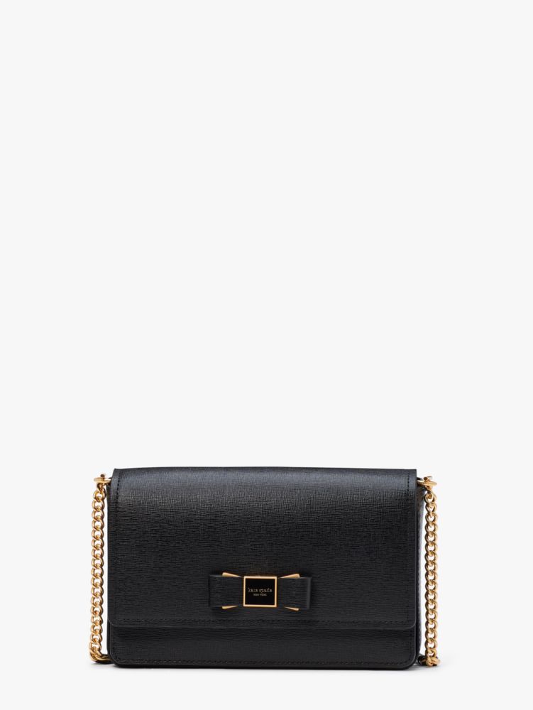 Morgan Bow Embellished Flap Chain Wallet | Kate Spade New York