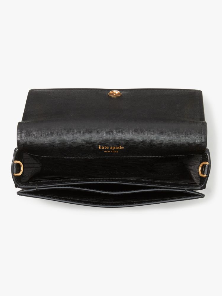 Morgan Bow Embellished Flap Chain Wallet | Kate Spade New York