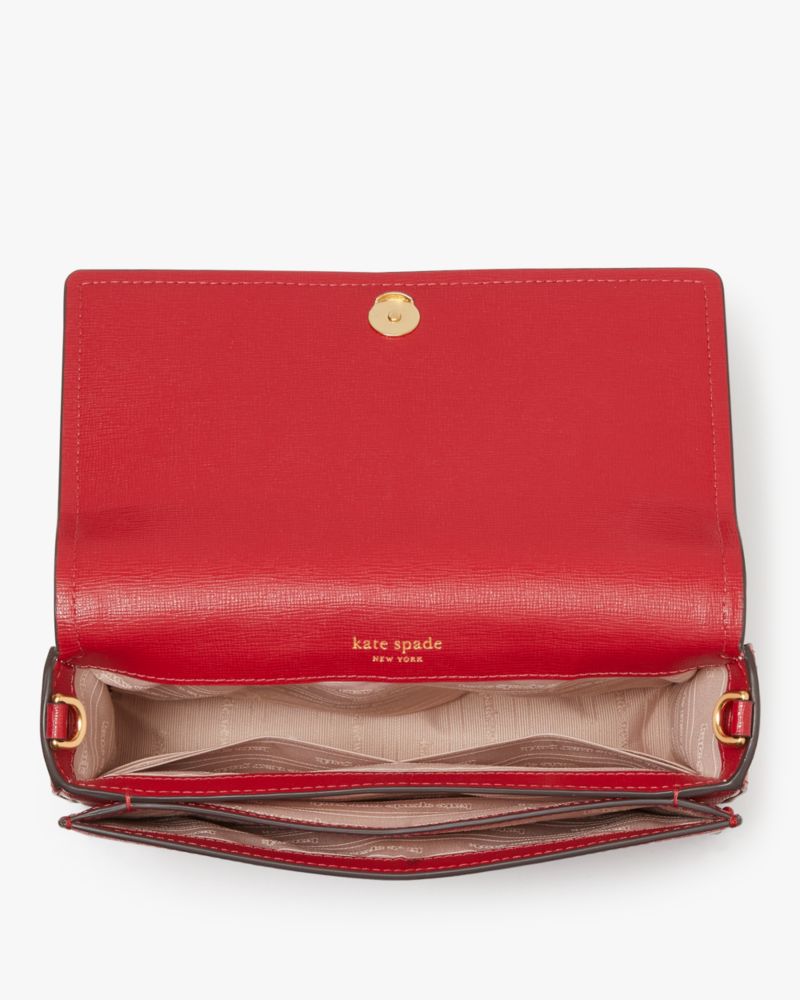国内発! kate spade/Morgan Bow Embellished Small/ミニ財布/赤 国内発! kate spade/Morgan Bow Embellished Small/ミニ財布/赤