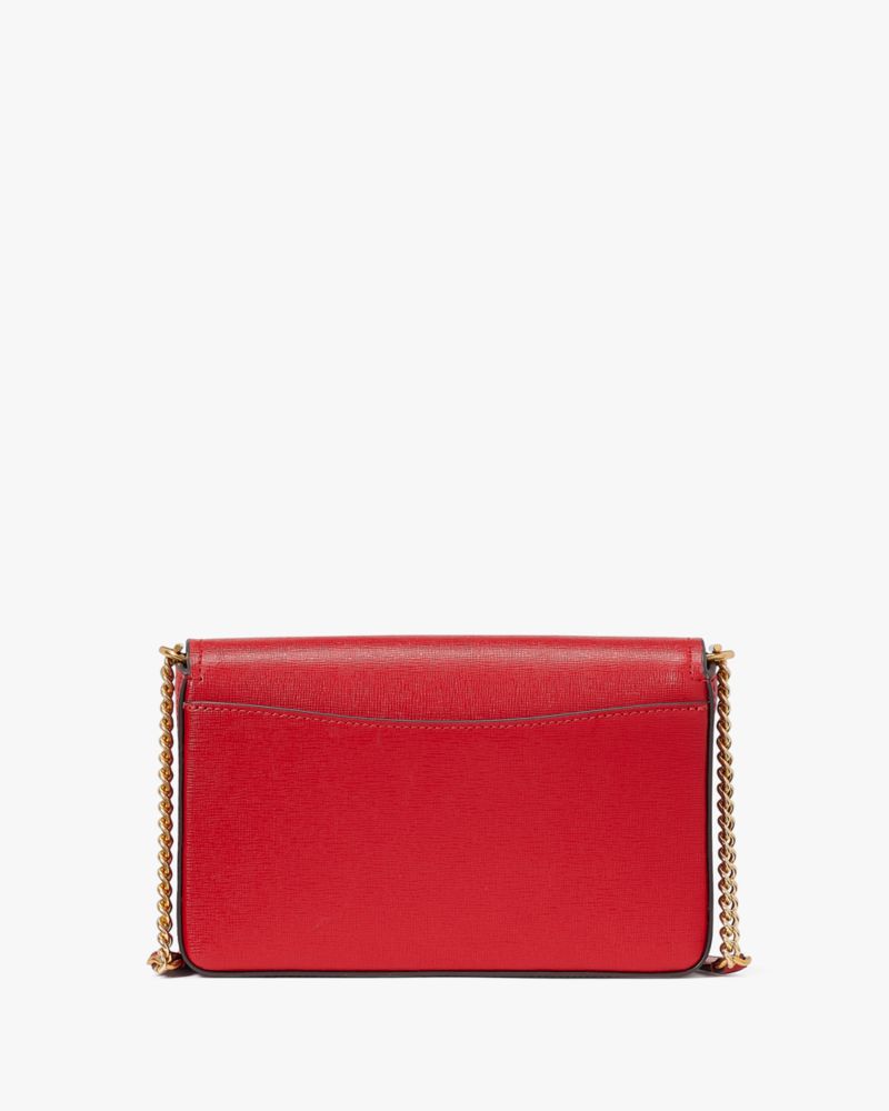 国内発! kate spade/Morgan Bow Embellished Small/ミニ財布/赤 KA386_602