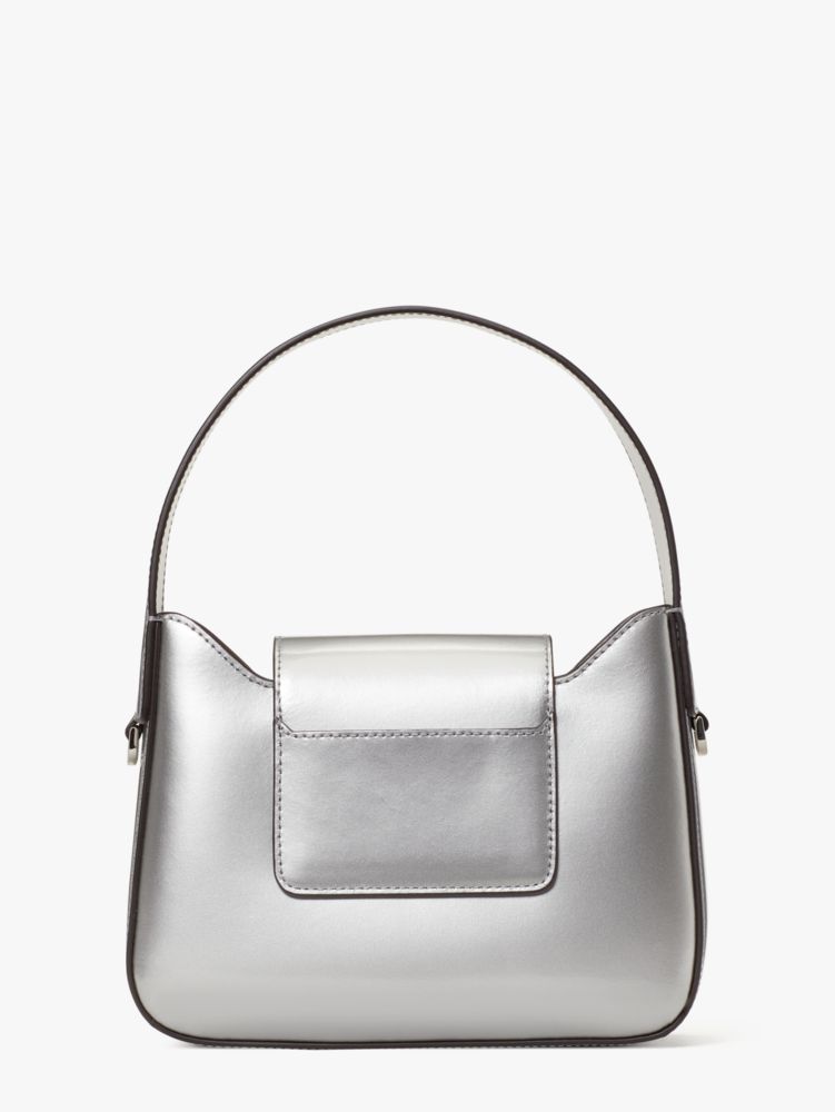 Metallic kate 2025 spade handbags