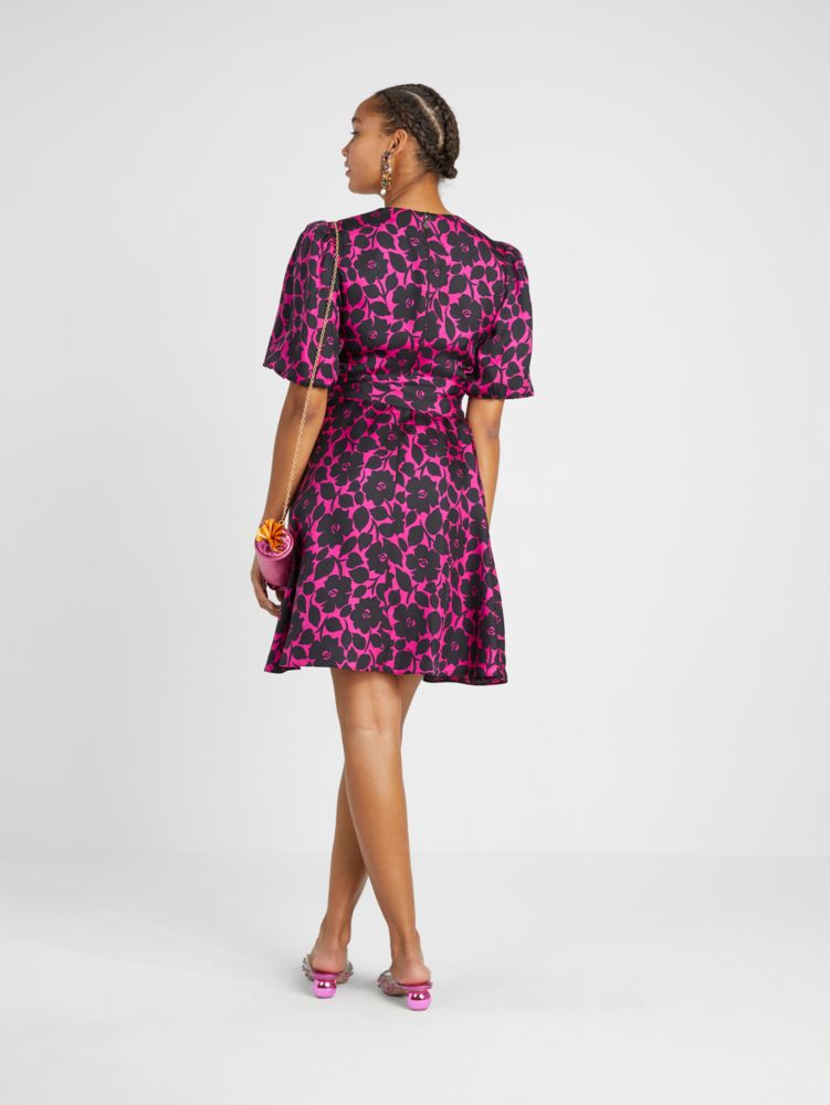 【kate spade】嬉しい再販♪ stamp tie back dress★ Metallic Holiday Dots Tie Neck Shift Dress | Kate Spade New