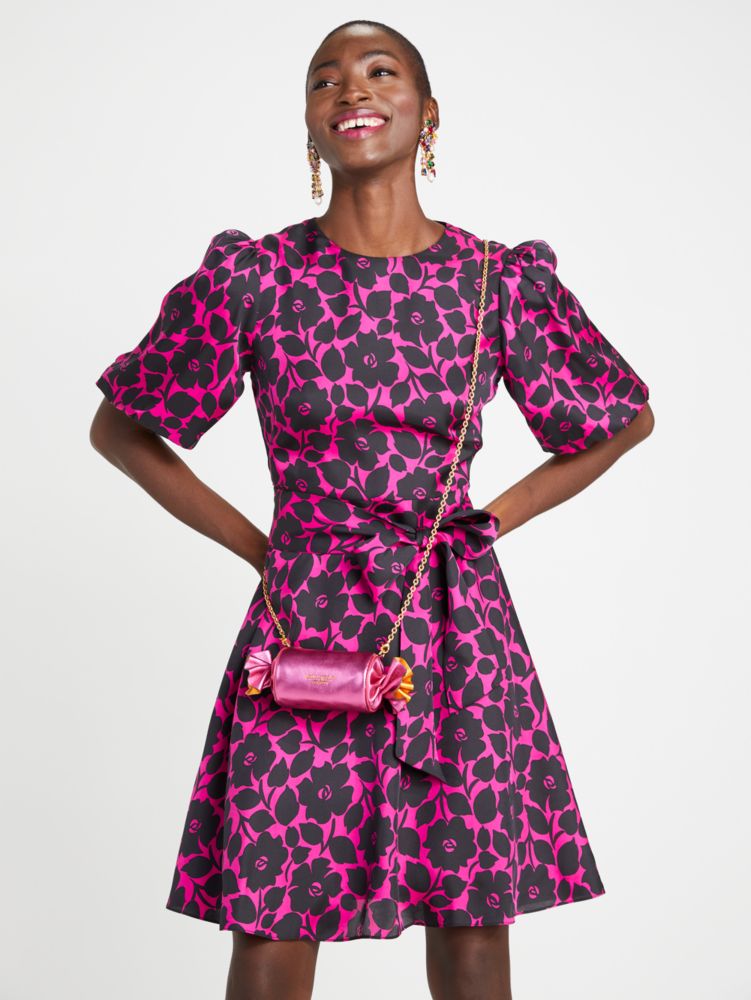 Rosy Garden Tie Waist Dress | Kate Spade New York