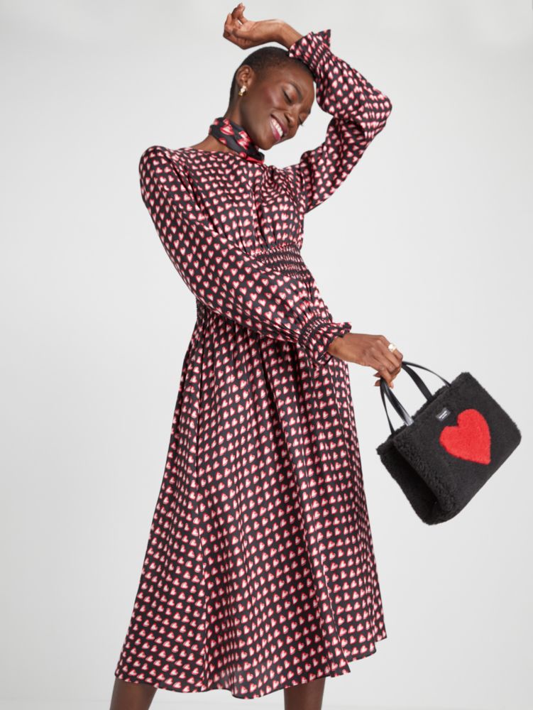 Kate spade red heart 2024 dress