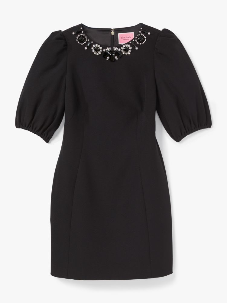 kate spade, Dresses, Kate Spade Pearl Embellished Crepe Dress