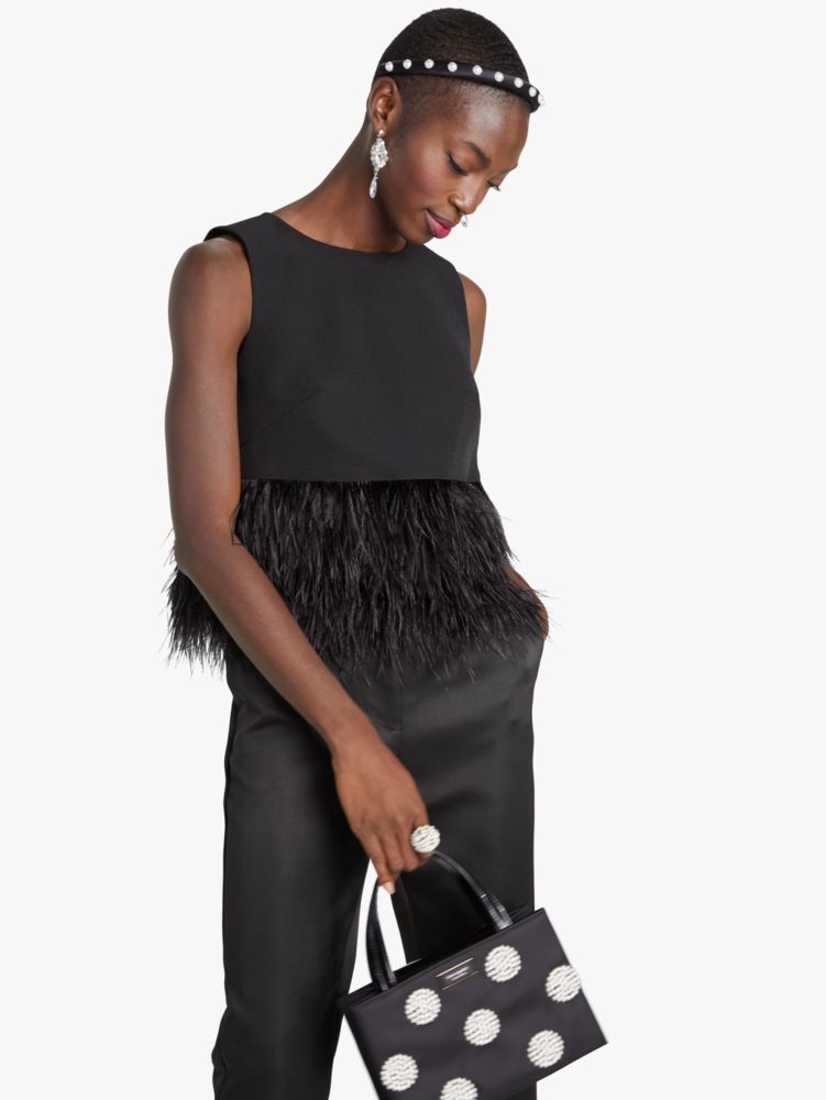 Kate spade feather dress best sale