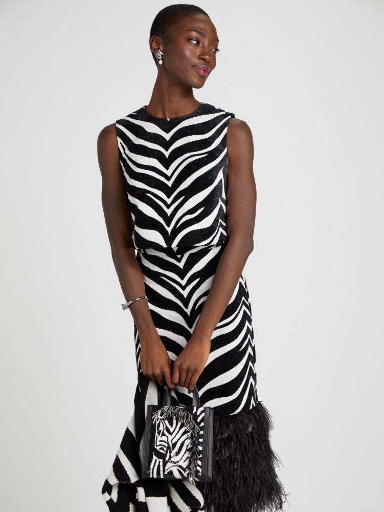 Kate Spade,Bold Zebra Jacquard Shell,