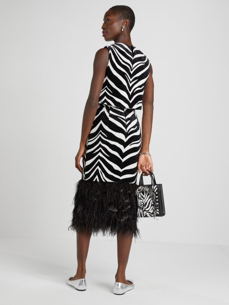 Kate Spade,Bold Zebra Jacquard Shell,