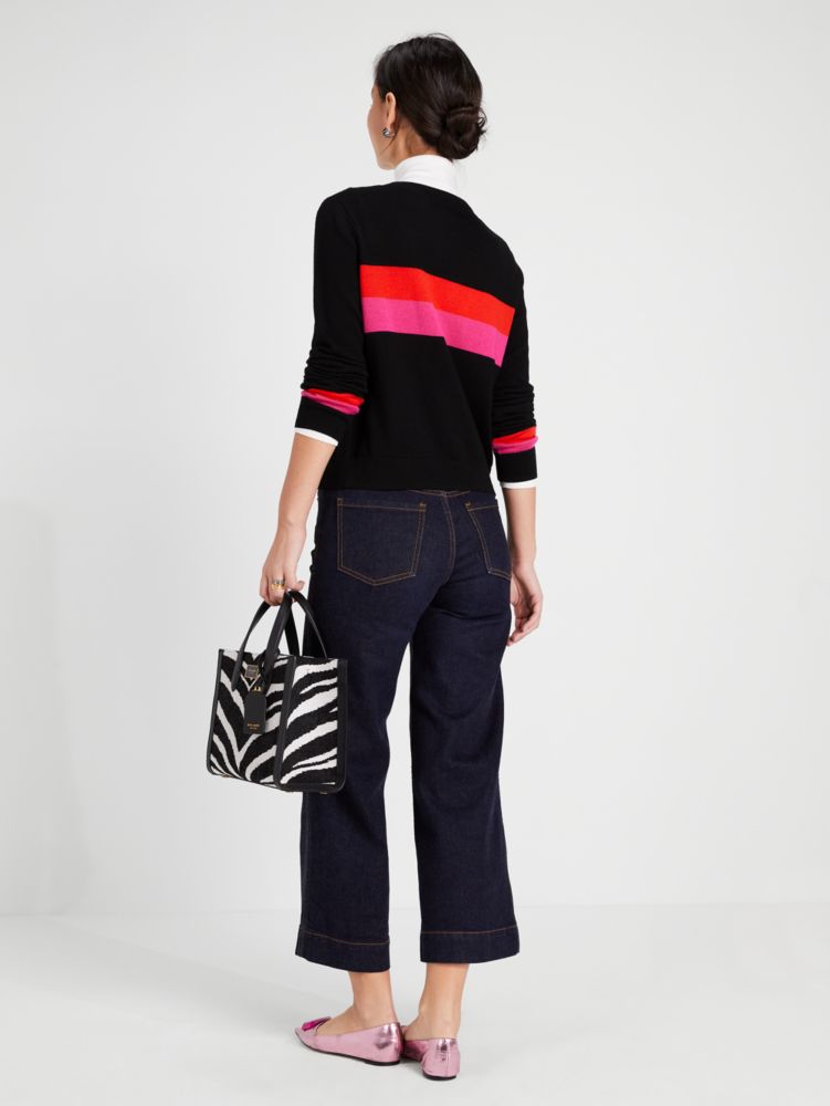 Kate Spade,Racing Stripes Aprés Sweater,