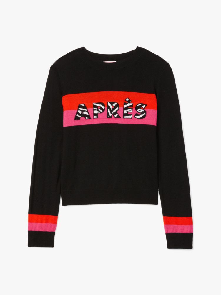 Kate Spade,Racing Stripes Aprés Sweater,