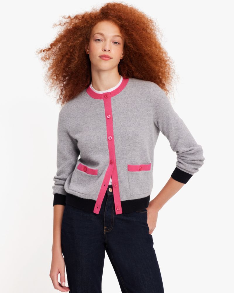 Cashmere Crewneck Cardigan