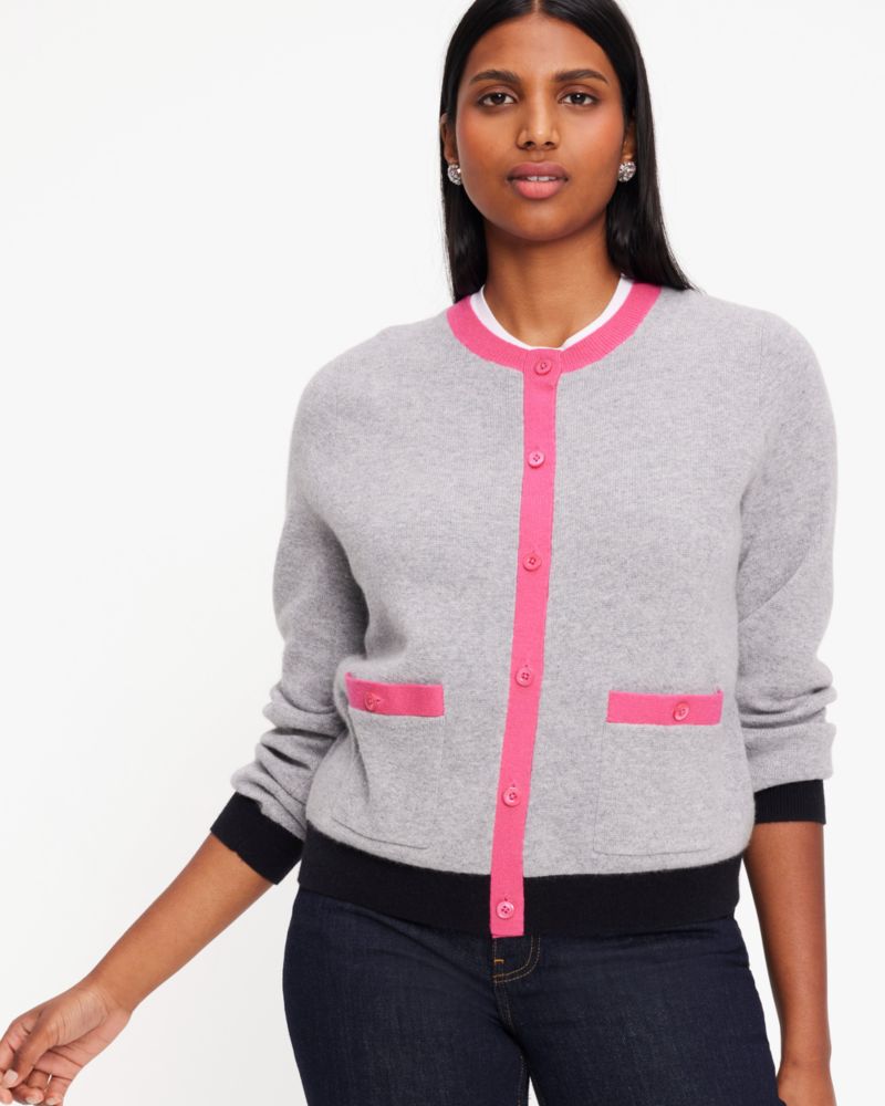 Cashmere Crewneck Cardigan