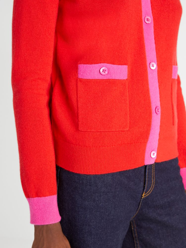 Kate Spade,カシミヤ クルーネック カーディガン,トップス,ディープノヴァ