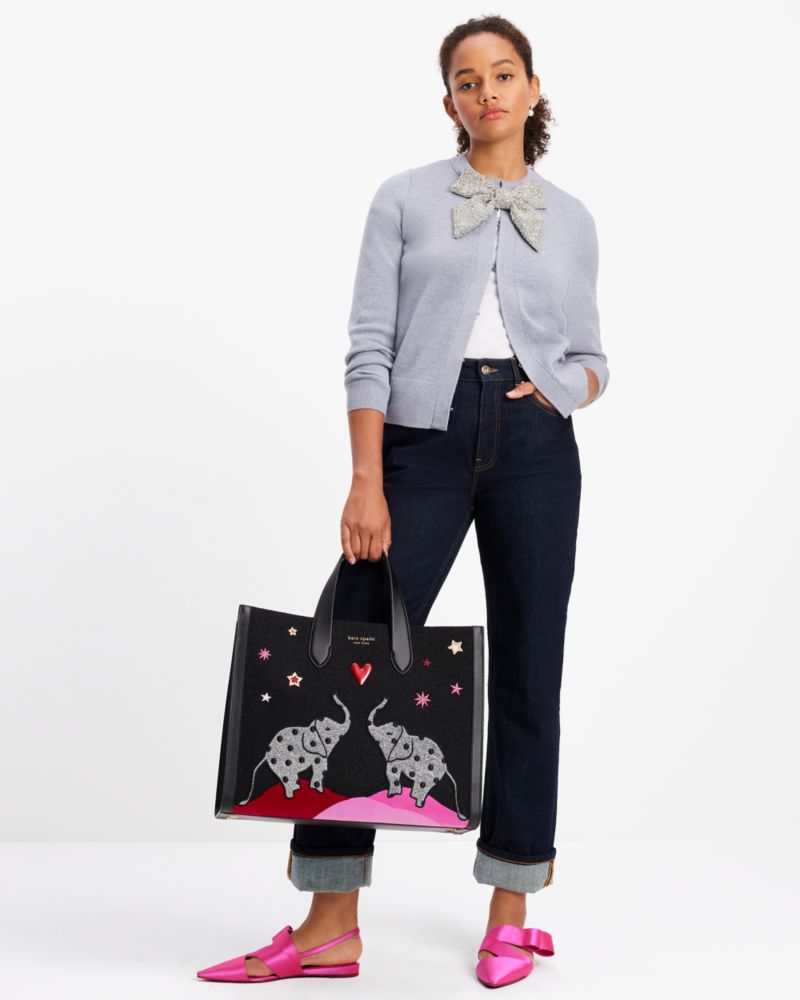 Kate Spade Embellished Bow-neck Cardigan. 5