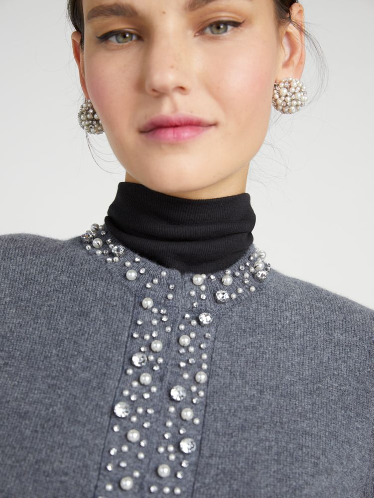 Kate spade shop embellished sweater