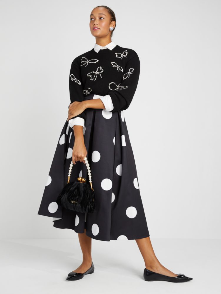 Kate Spade,ジャイアント ドット ファイユ スカート,スカート,