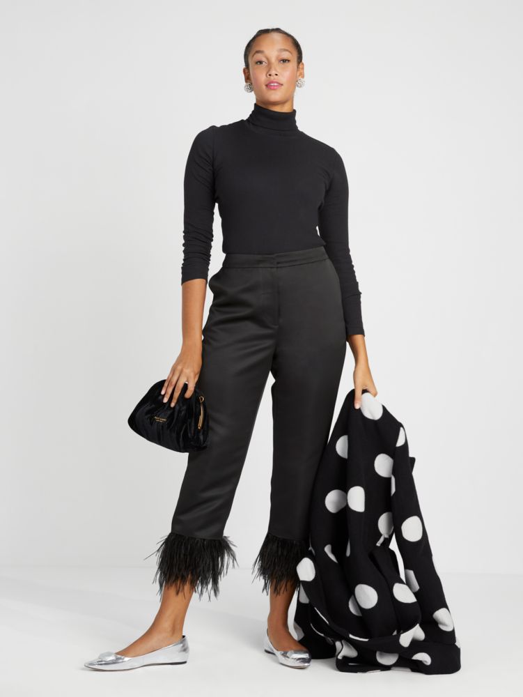 PAGETTA | Feather Trimmed Trousers