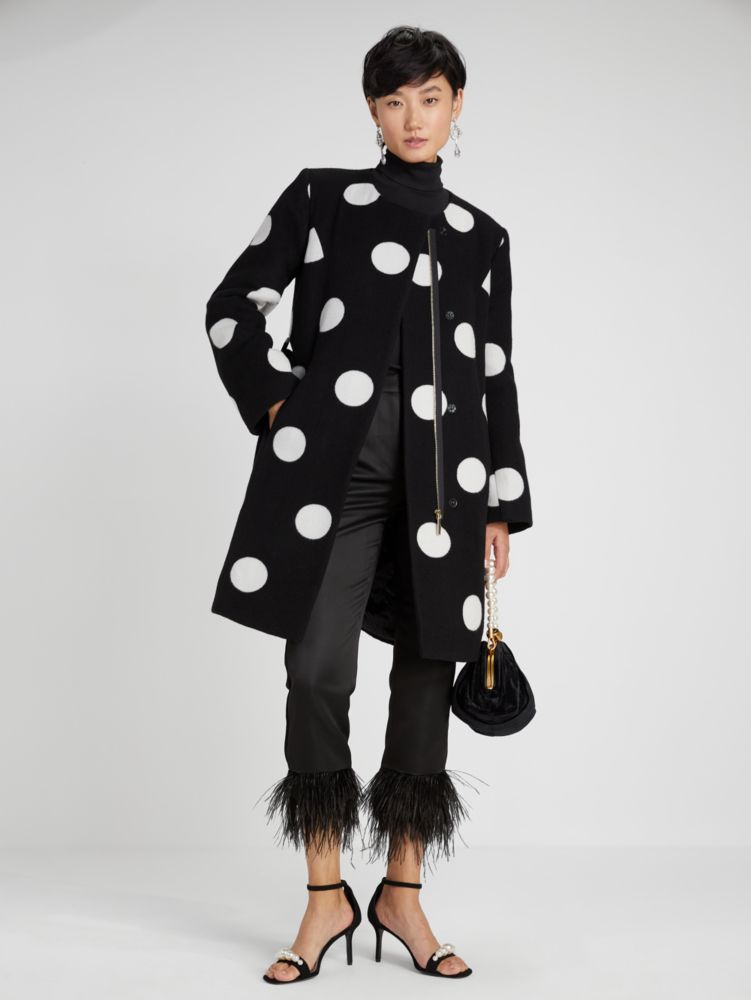 Kate Spade,Giant Dot Coat,