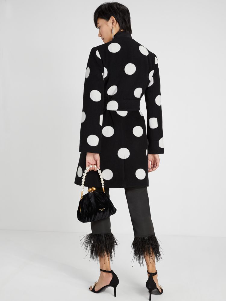 Kate spade polka hot sale dot coat