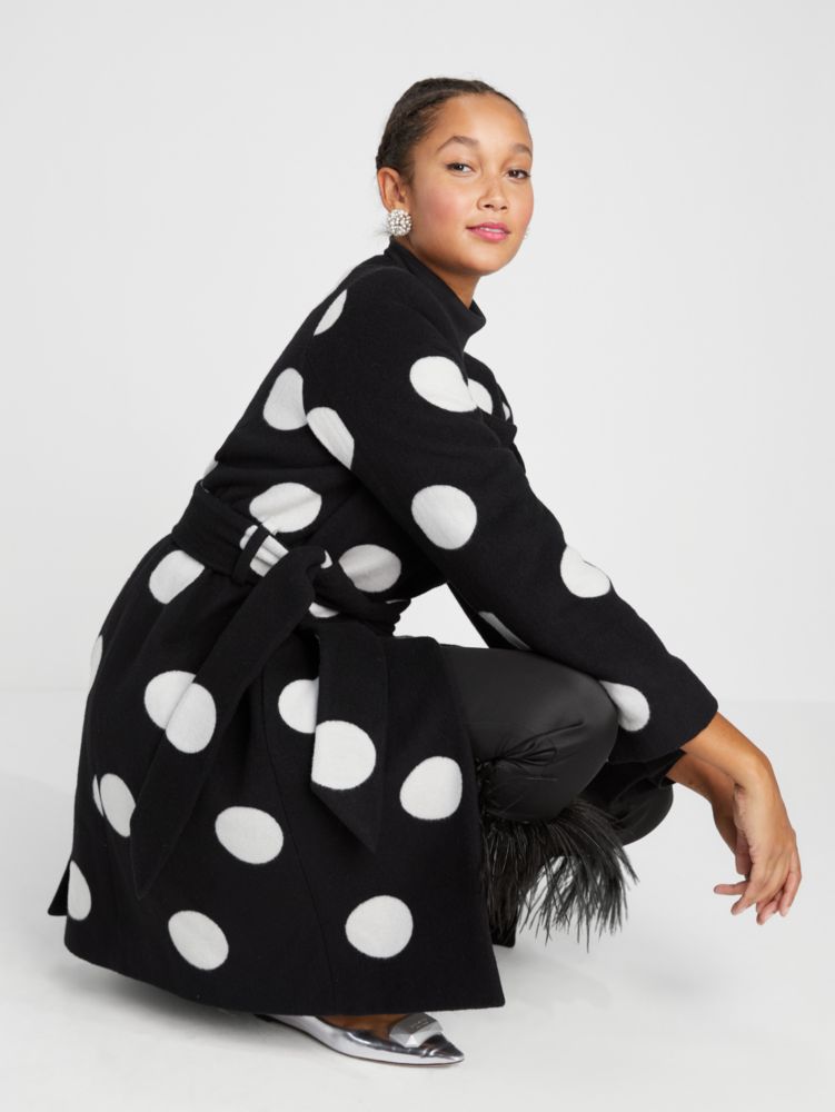 Kate spade polka sale dot coat