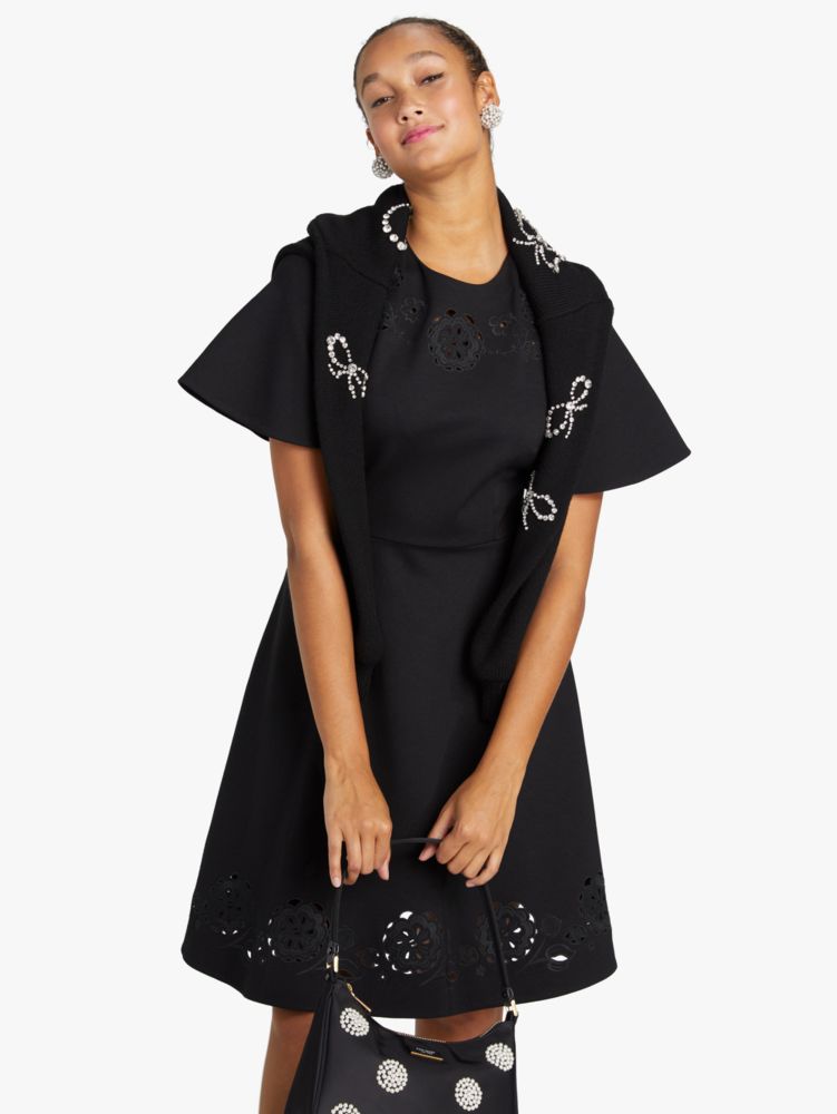 Kate spade lace up ponte dress best sale