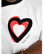 Embellished Overlapping Hearts Tee, , Product
