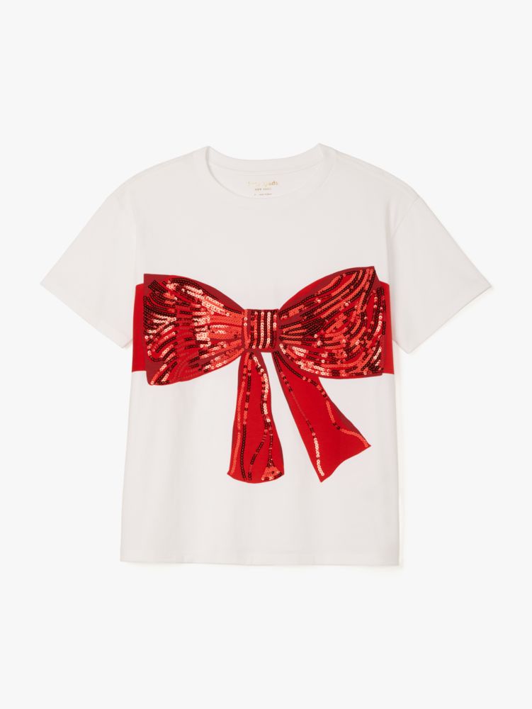 Embellished Bow Tee | Kate Spade UK