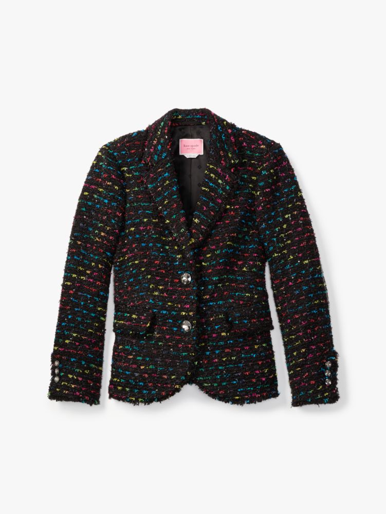 Metallic Tweed Blazer | Kate Spade New York