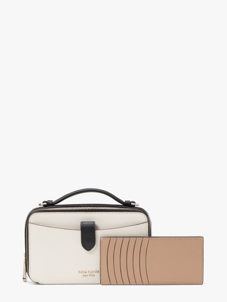 Hudson Colorblocked Double Zip Crossbody