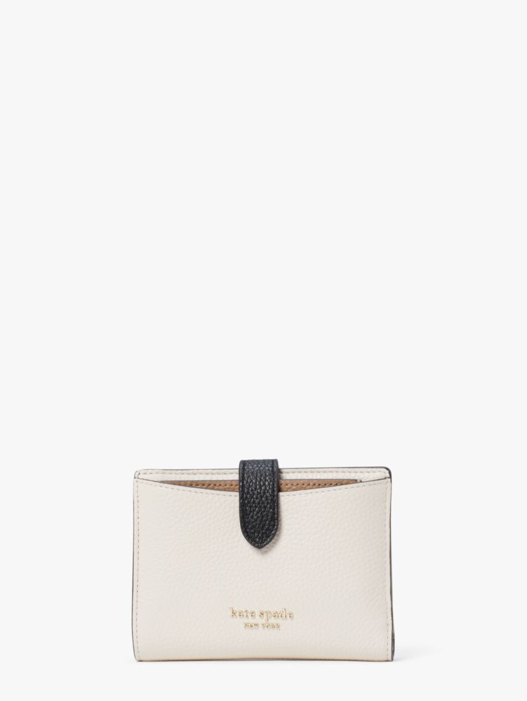 kate spade ハドソンカラーブロックスモールバイフォールドウォレット