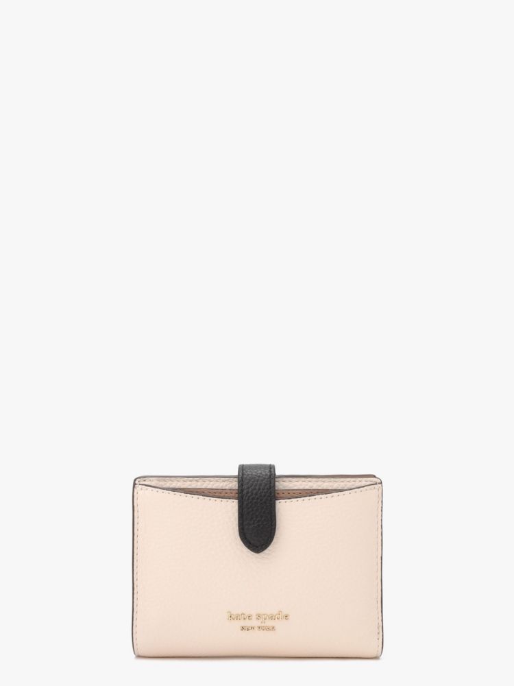 Kate Spade,ハドソン カラーブロック スモール バイフォールド ウォレット,財布小物,パーチメントマルチ