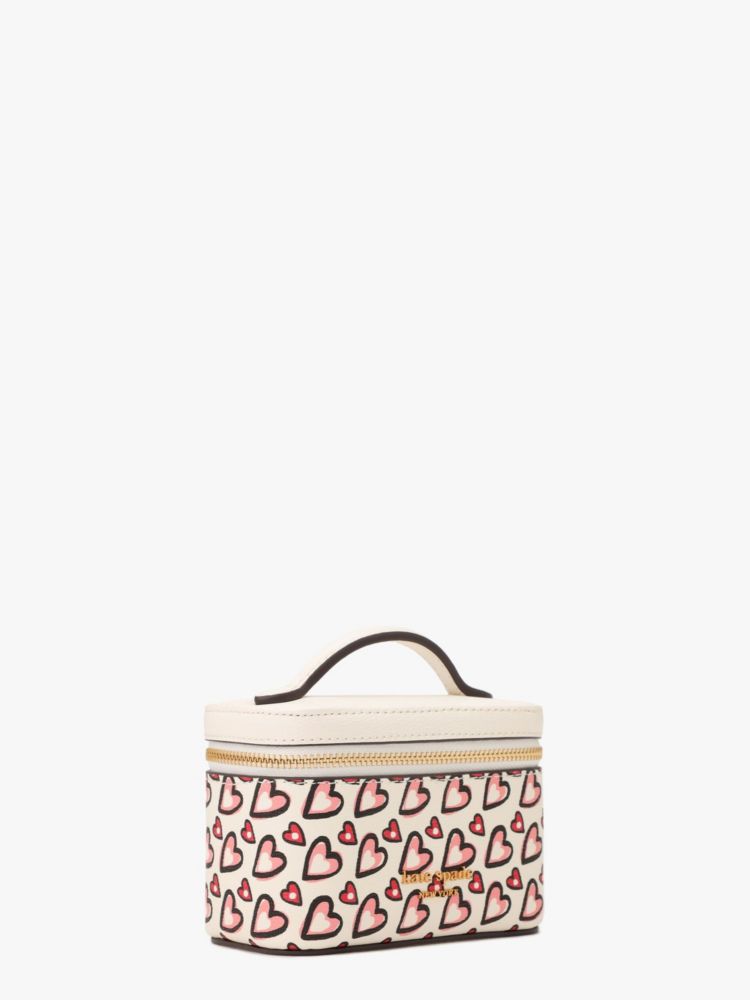 Kate Spade,モーガン ファンシー ハート ジュエリー ケース,財布小物,クリームマルチ